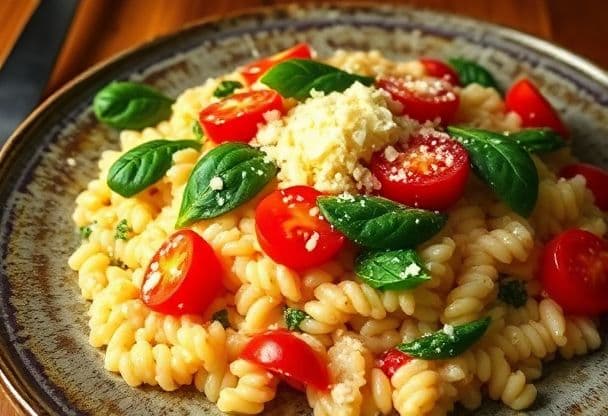 Snelle Risotto met Tomaat en Spinazie