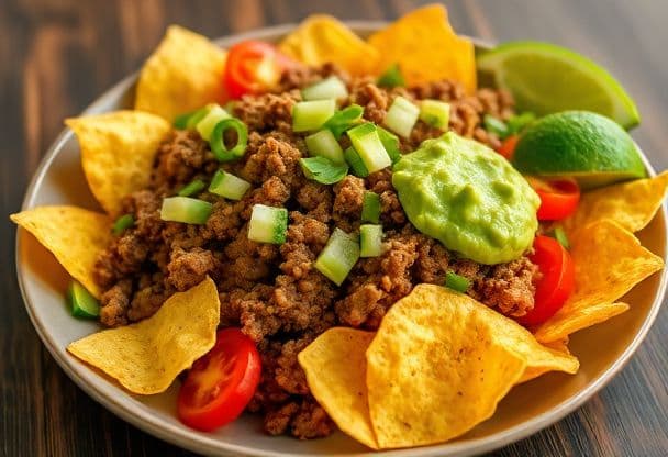 Snelle Rundvlees Taco Salade