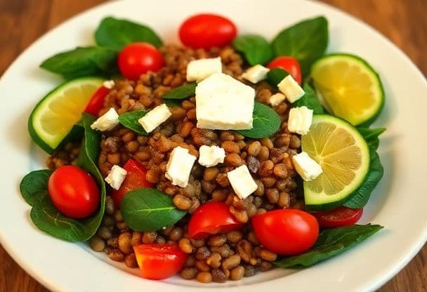 Snelle Vegetarische Bowl met Linzen