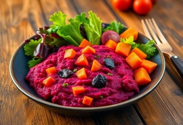 Snelle Vegetarische Stamppot met Biet en Wortel