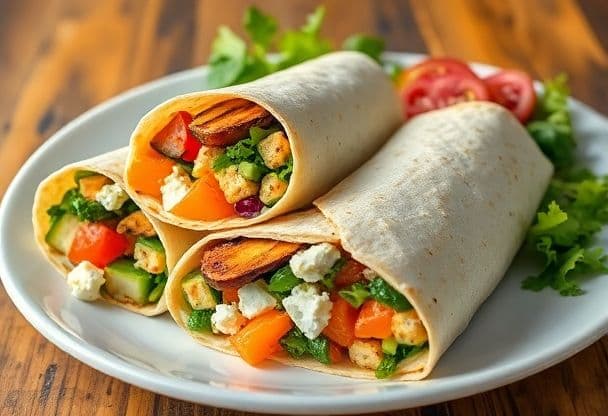 Snelle Vegetarische Wraps