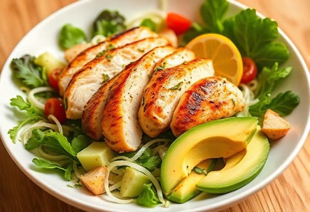 Snelle Venkel en Kip Salade