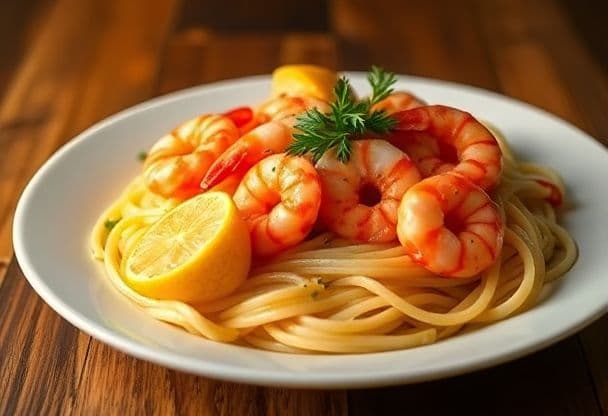 Snelle Venkel Pasta met Garnalen