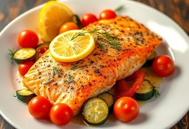 Snelle Zalm en Groenten uit de Oven