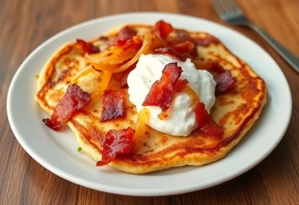 Spek Pannenkoek met Ui