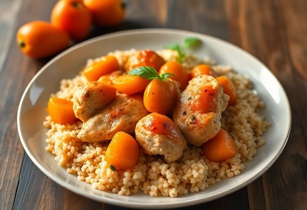 Tajine Kip met Abrikozen