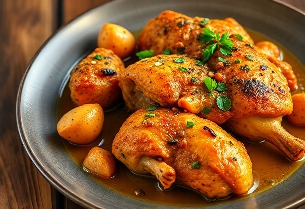 Tajine Kip met Kruiden