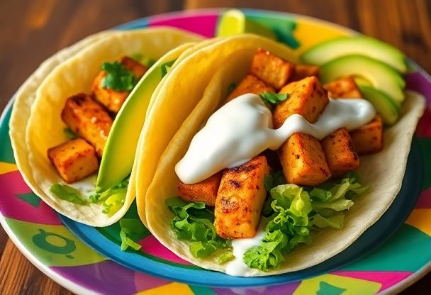 Tofu Tacos met Avocado