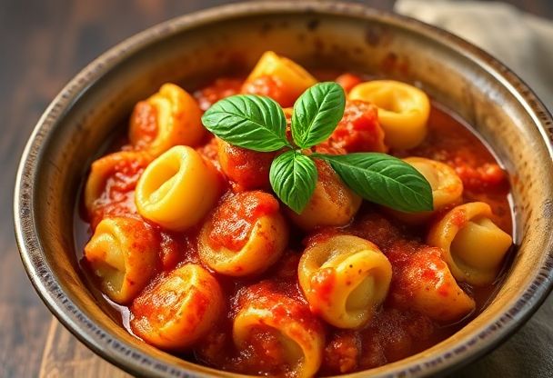 Tortellini in Tomatensaus
