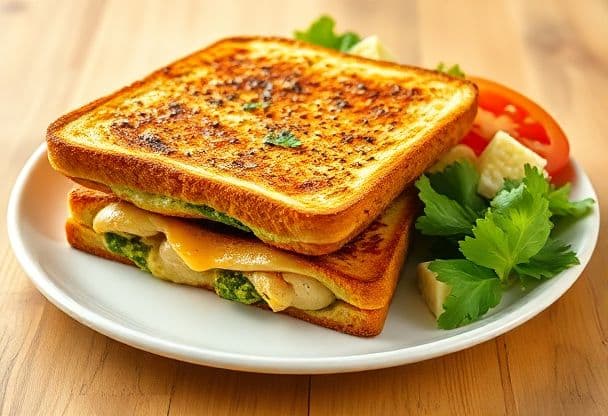 Tosti met Kip en Pesto