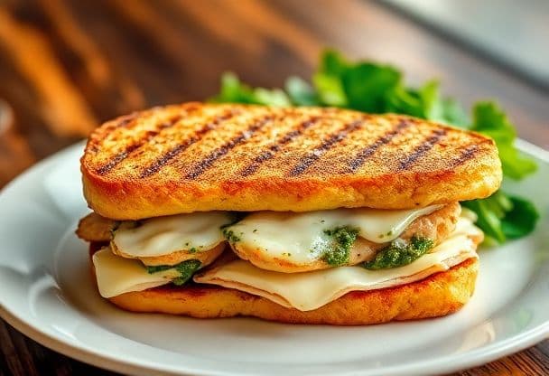 Tosti met Kip en Pesto