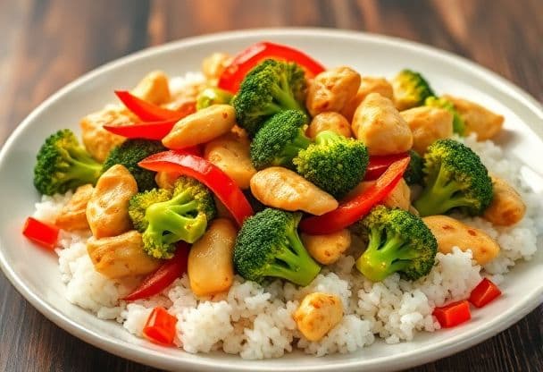 Umami Kip en Groenten Wok