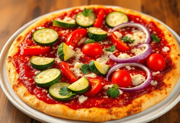 Vegan Turkse Pizza