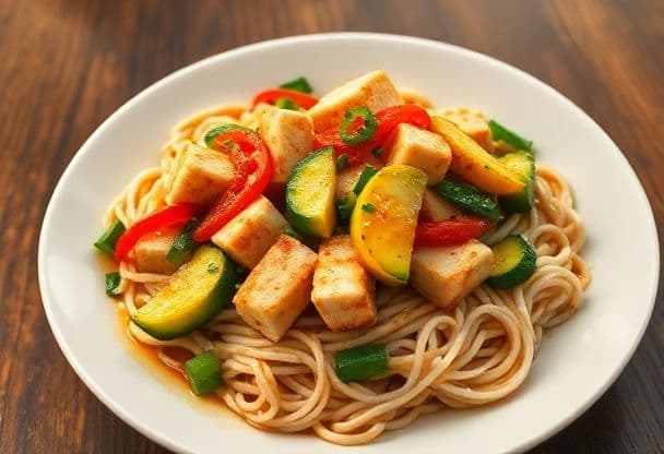 Vegetarische Bami met Tofu