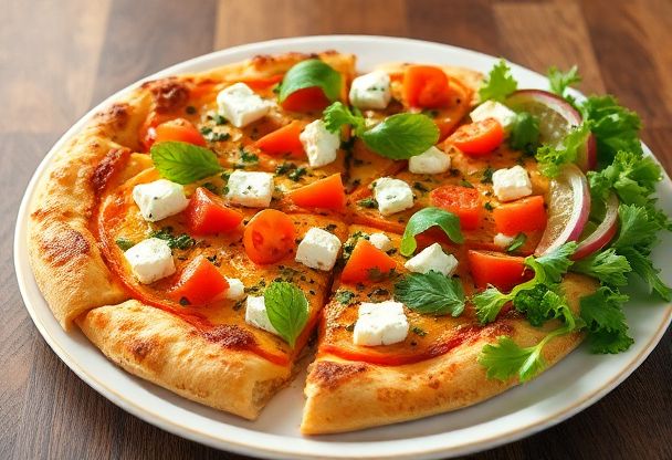 Vegetarische Turkse Pizza