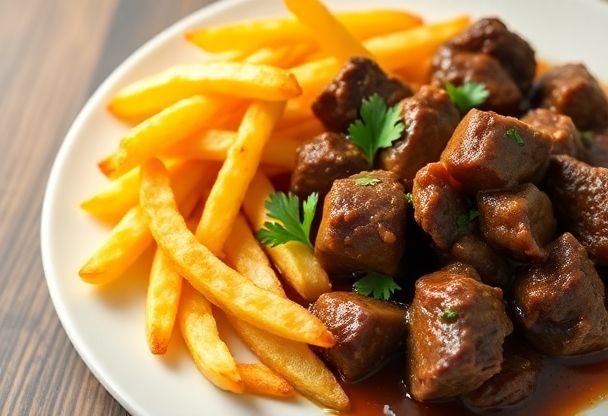 Vlaamse Friet met Stoofvlees