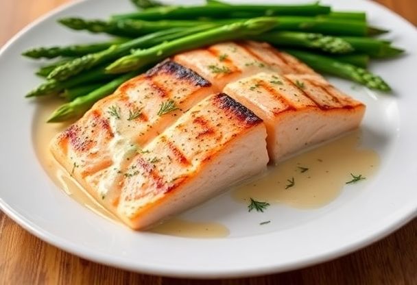 Zalm met Asperges