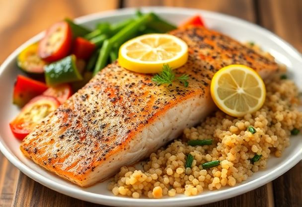 Zalm met Groenten en Quinoa