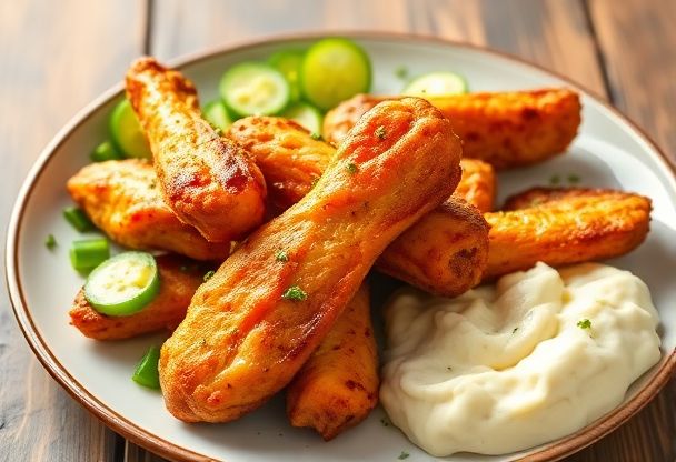 Kipvleugeltjes met Kruidenboter