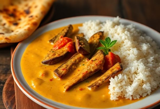 Image 14: Romige Aubergine Curry