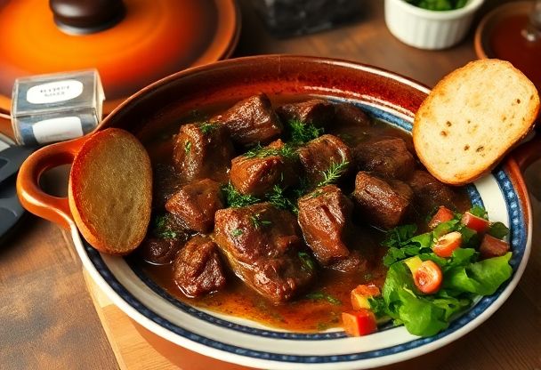 Authentieke Boeuf Bourguignon uit de Oven