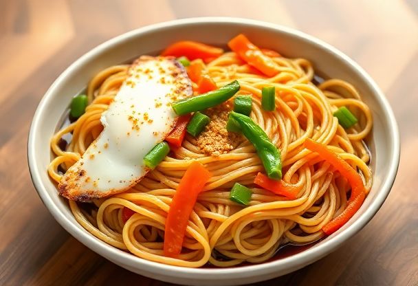 Malse Bami met Ei in Slechts 25 Minuten