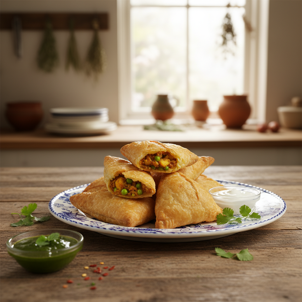Eenvoudige Bladerdeeg Samosa's voor Elk Feest