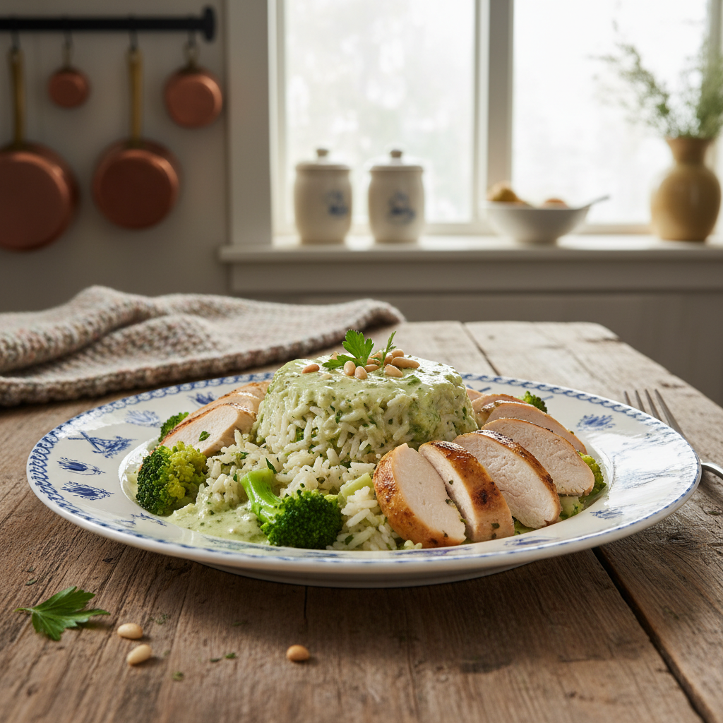 Broccoli Rijstschotel met Kip