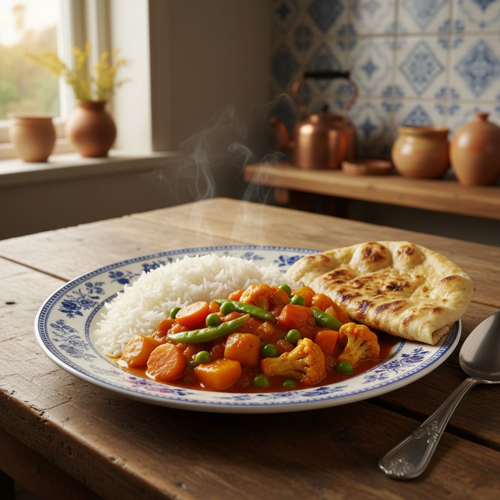 Doperwten en Groentecurry