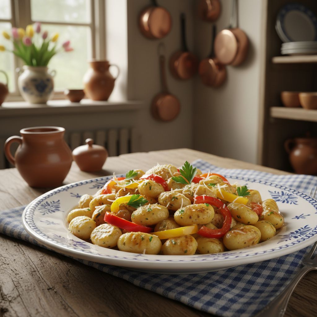 Gnocchi met Kip en Paprika