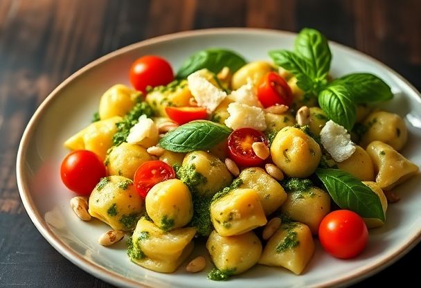 Knapperige Gnocchi met Pestosaus voor een Doordeweekse Maaltijd