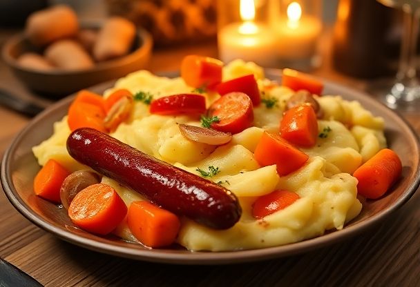 Hollandse Stamppot met Wortel en Ui