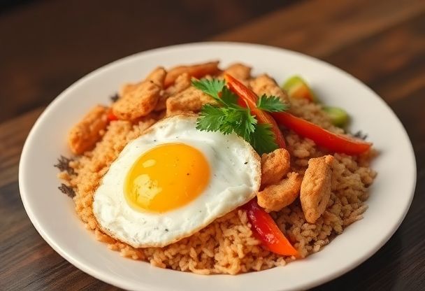 Nasi Goreng Kip met Sambal voor een Extra Kick