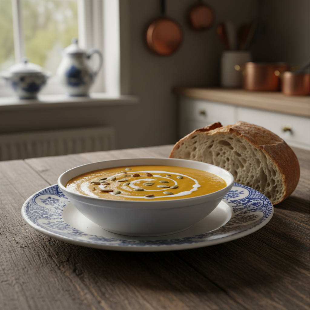 Snel Gezonde Pompoensoep met Vers Gemaakte Bouillon