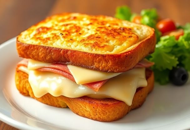 Romige Croque Monsieur met Goudbruin Kaaskorst