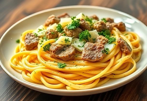 Romige Lamsvlees Pasta in 20 Minuten