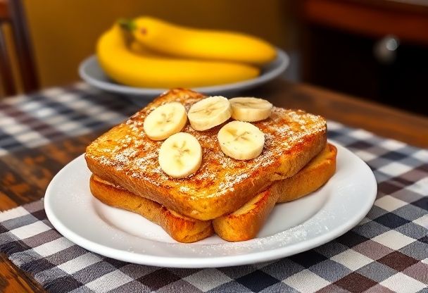 Romige Wentelteefjes met Banaan in 20 Minuten