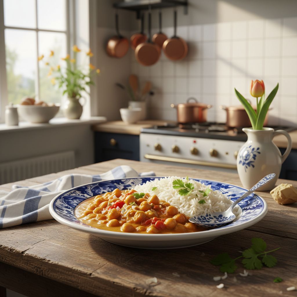 Snelle Kikkererwten Curry