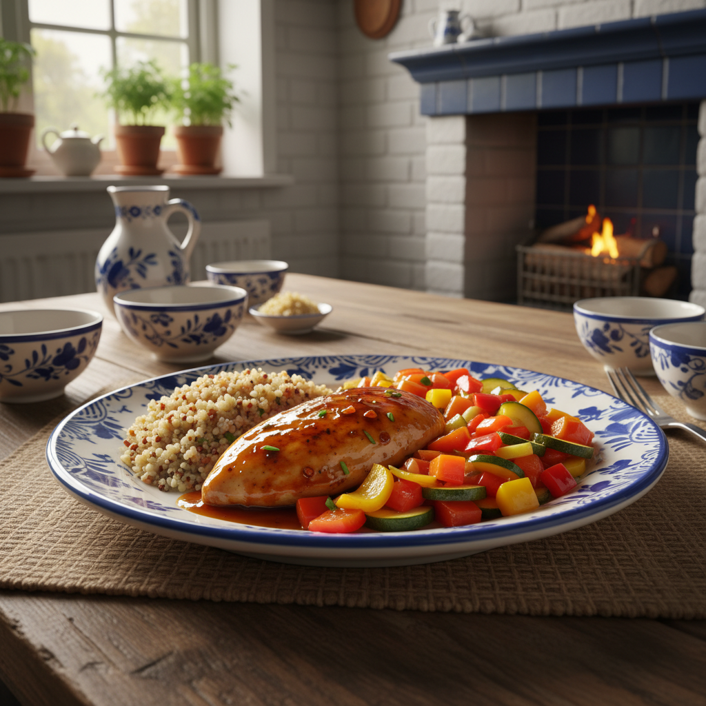 Snelle Kipfilet met Groenten en Honing