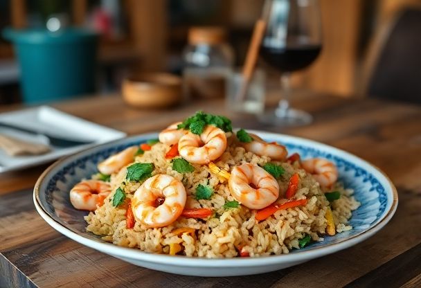 Snelle Nasi met Garnalen in Slechts 25 Minuten