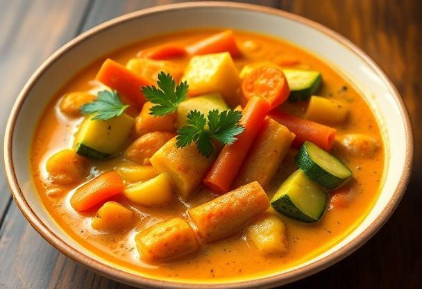 Snelle Vegetarische Curry met Kokosmelk
