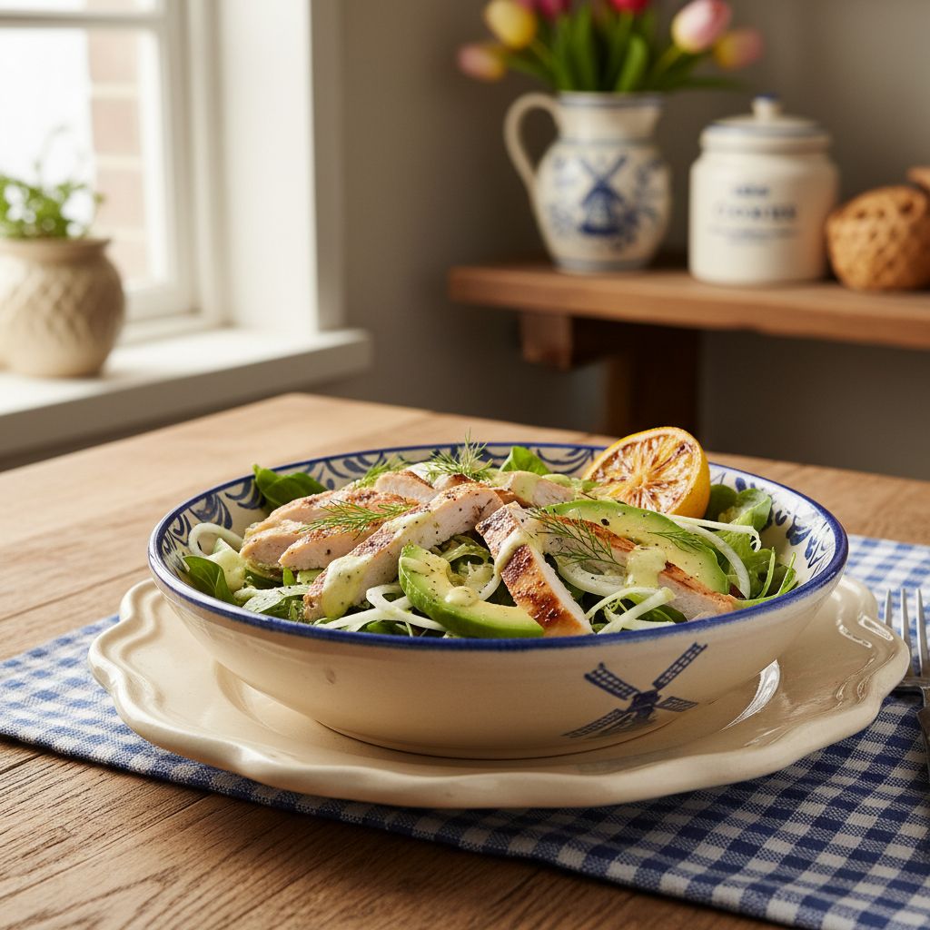 Snelle Venkel en Kip Salade