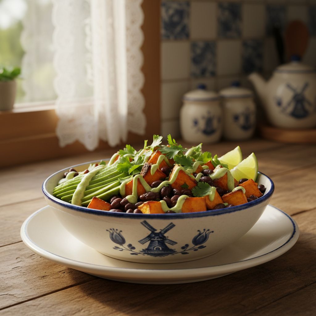 Heerlijke Zoete Aardappel Bowl voor een Snelle Maaltijd