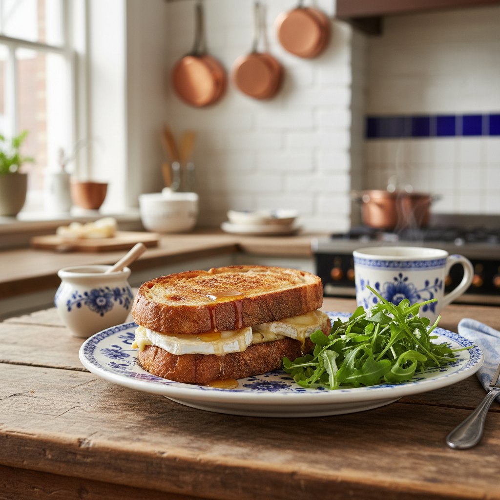 Tosti Geitenkaas en Honing